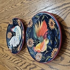 Rooster Salad Plates